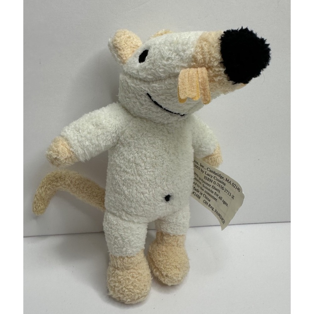 Vintage Maisy Mouse Plush Crocodile Creek White 5" Mini 2003